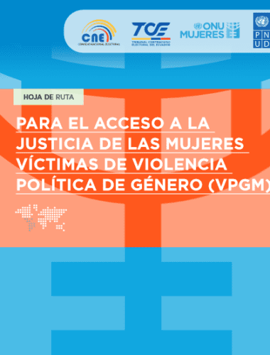 Hoja de Ruta para el Acceso a la Justicia de las Mujeres Víctimas de Violencia Política de Género (VPGM)